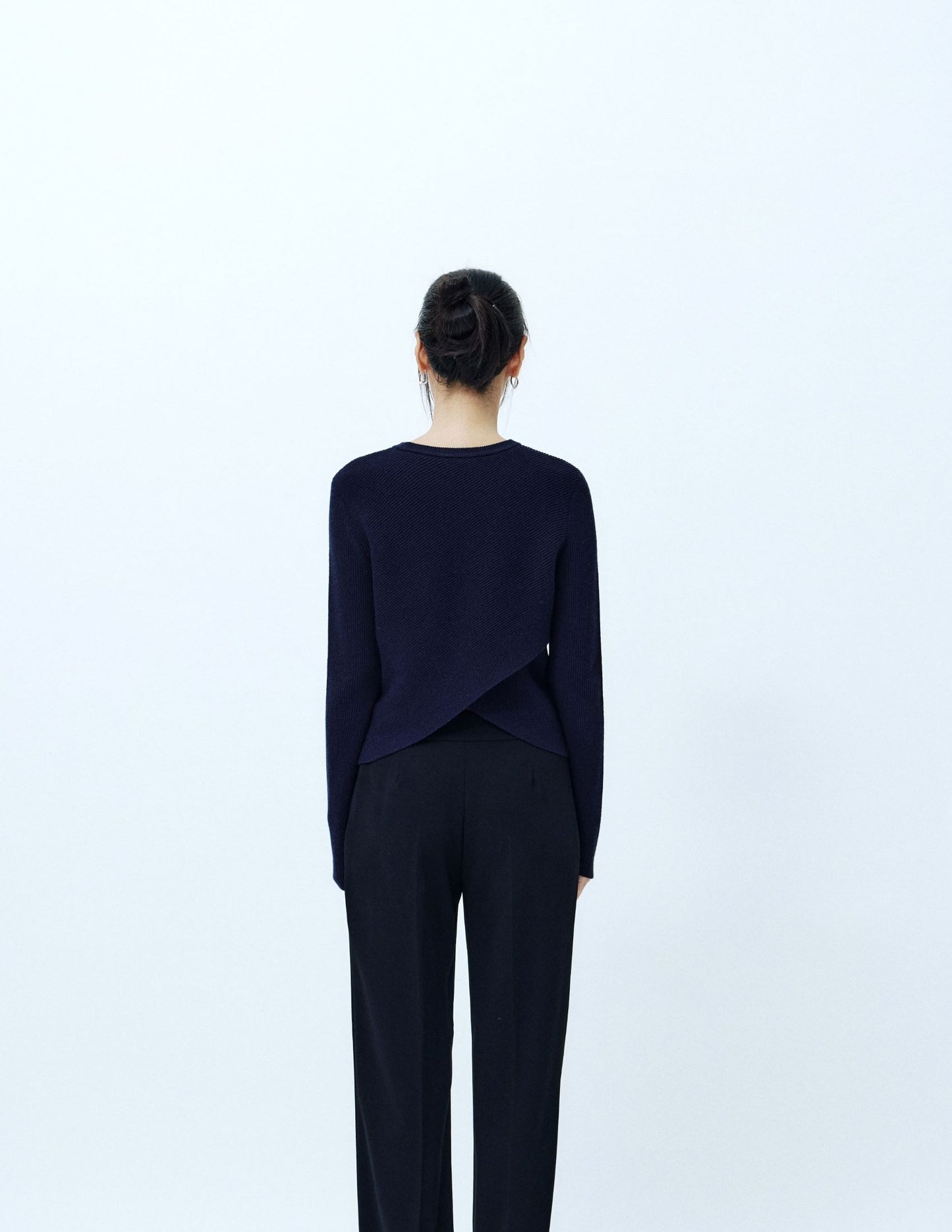 fine knitted wool blend top