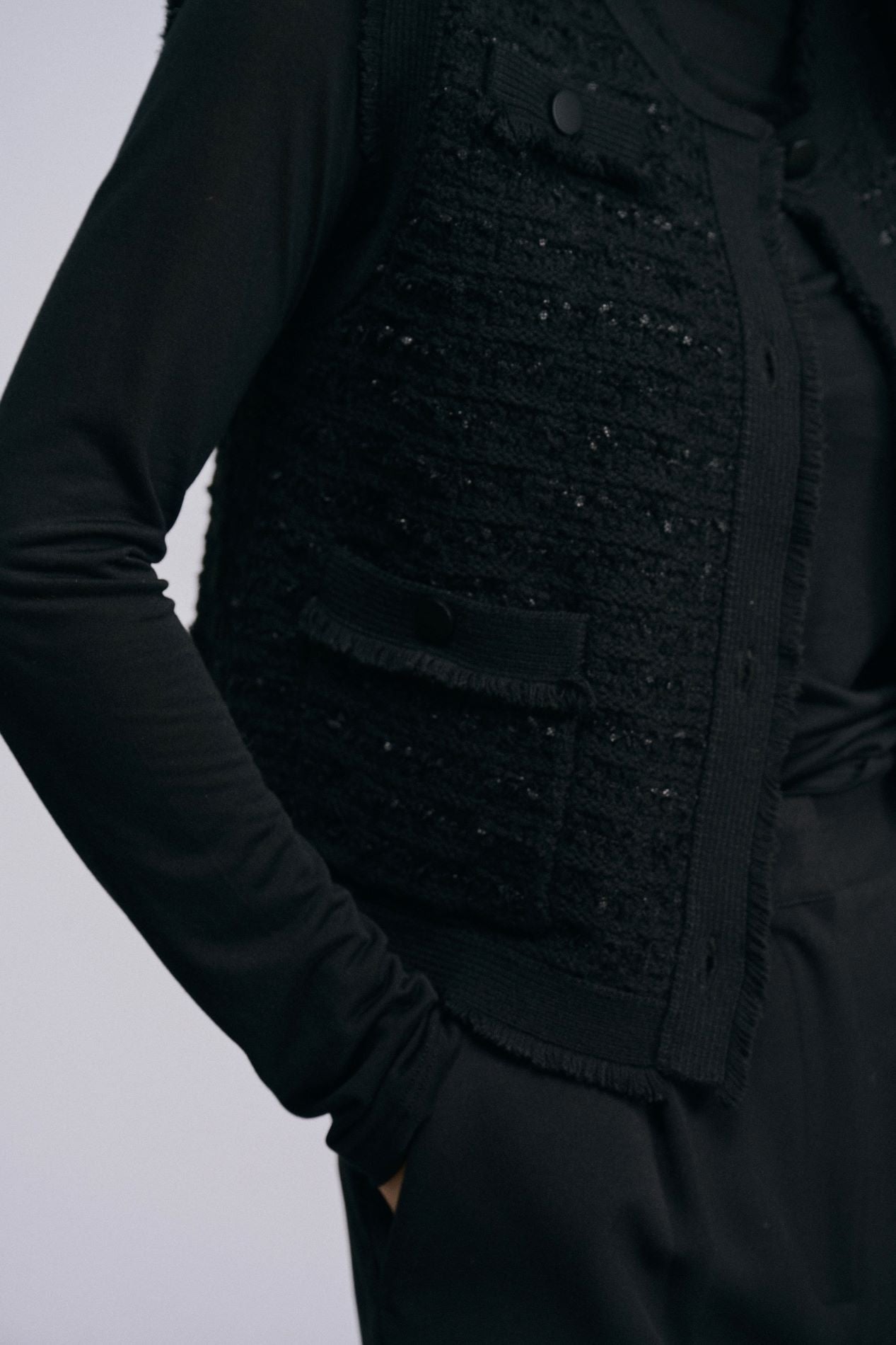 tweed vest (sold out)