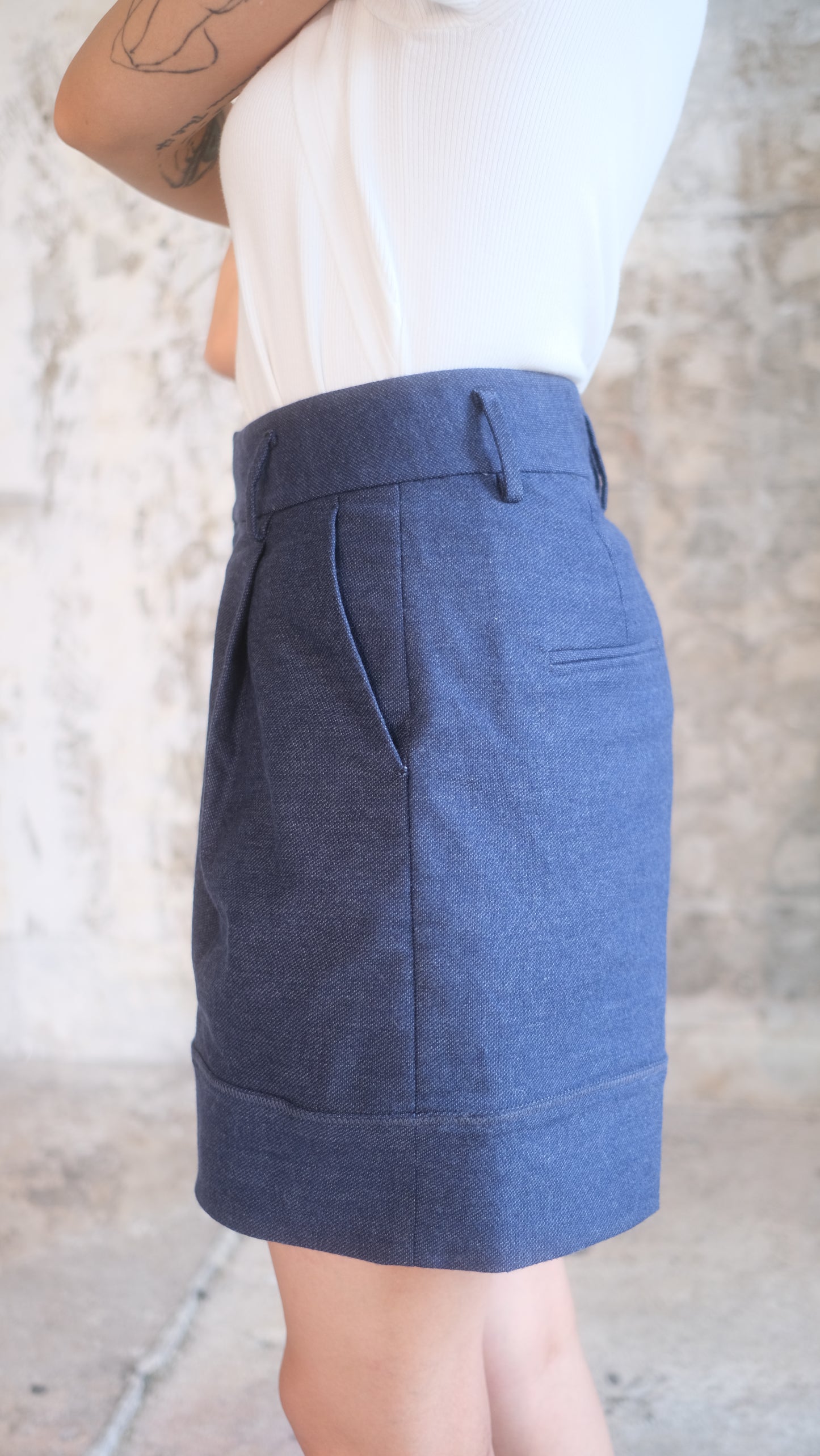 wide leg shorts