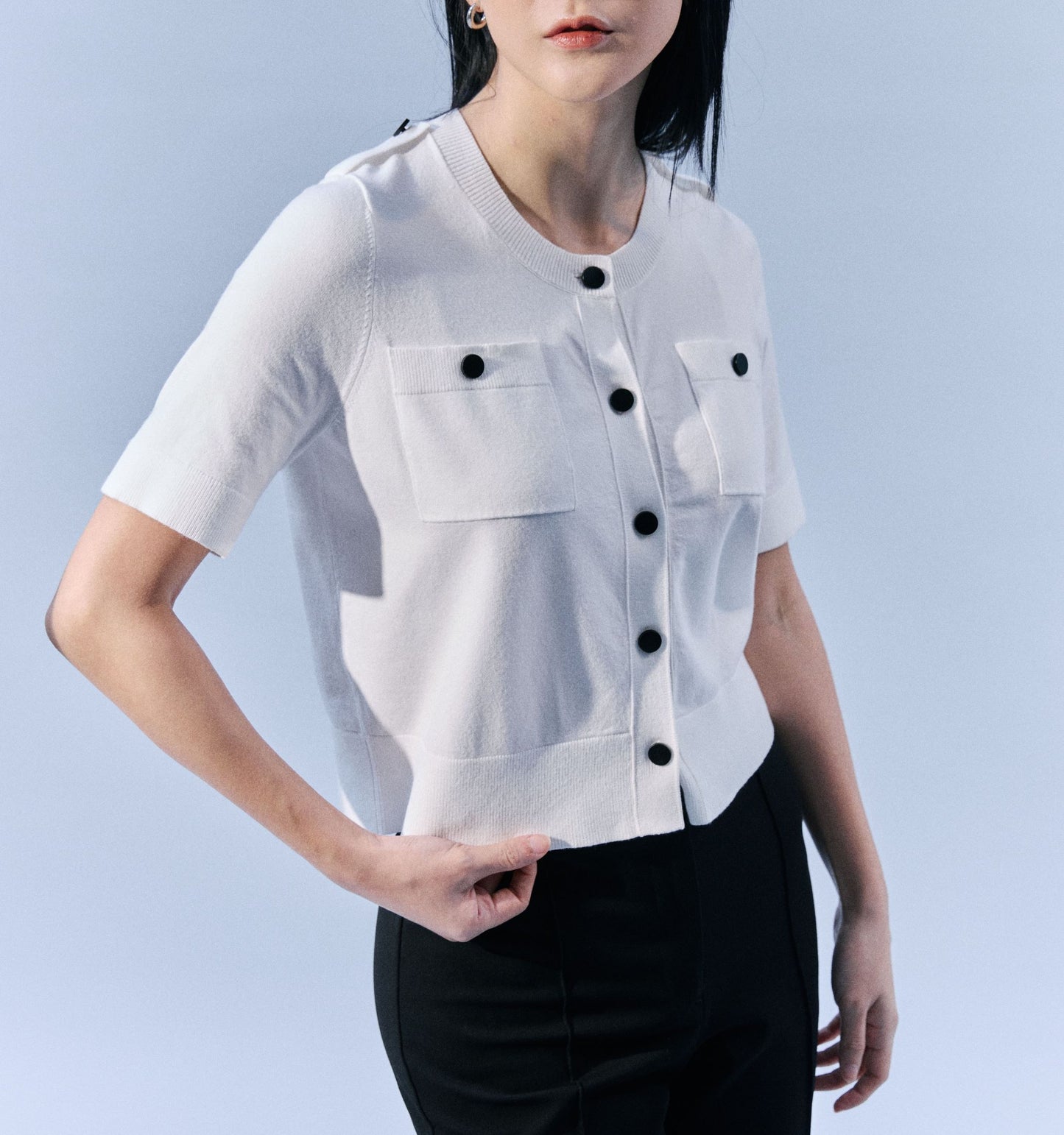 fine knit top