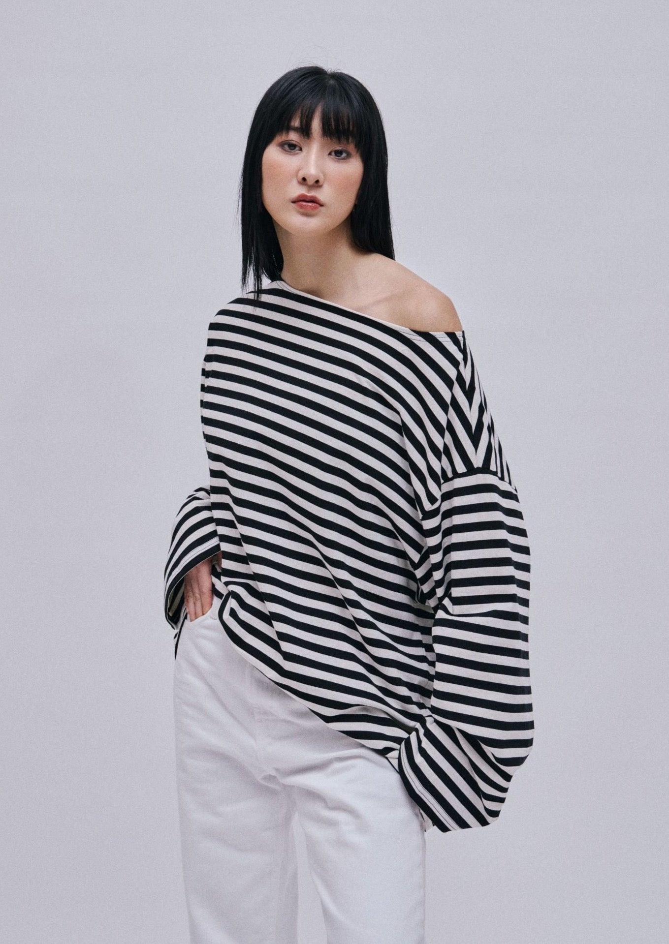 striped top
