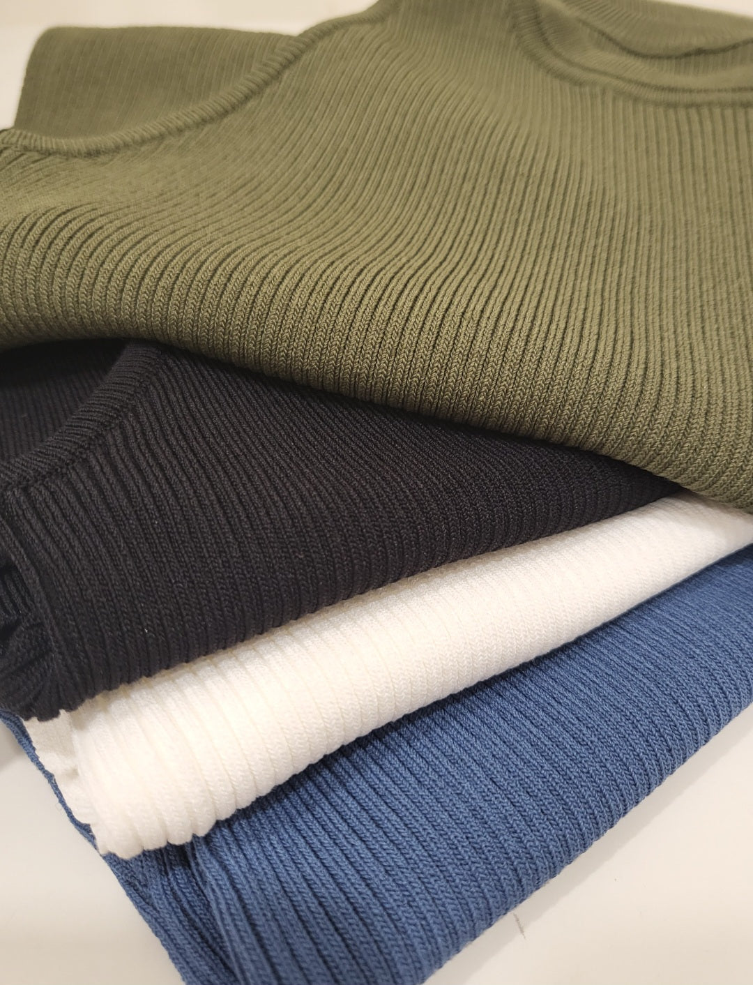 halter neck ribbed vest